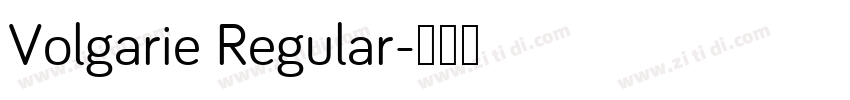 Volgarie Regular字体转换